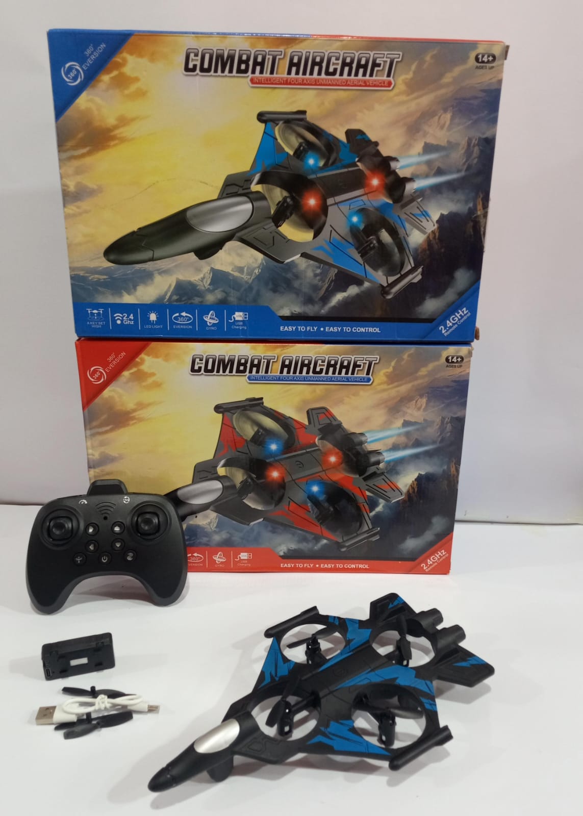 Combat Aircraft 2.4GHz 4-Axis Quadcopter Stunt Jet